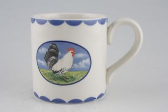 Burleigh Animal Farm Mug Cockerel/Geese 3" x 3 1/4"