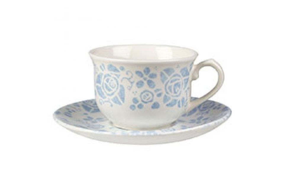 Churchill Julie Dodsworth - The Fledgling Tea Saucer Saucer only. All over pattern - White 14cm