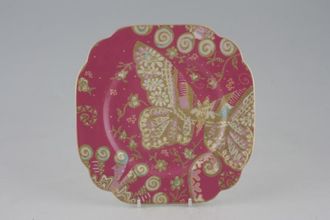 Sell Royal Albert My Favourite Things - Zandra Rhodes Salad/Dessert Plate Accent - Square - Deep Pink 7 3/4"