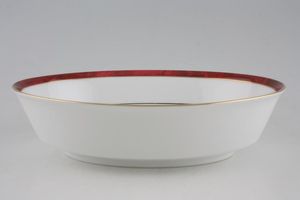 Noritake Marble Red Oval Serving Bowl