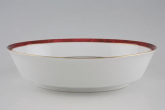 Noritake Marble Red Oval Serving Bowl 25cm