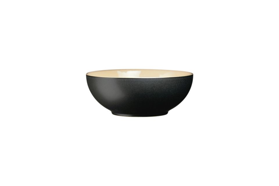 Denby Cook & Dine Soup / Cereal Bowl Black 17cm