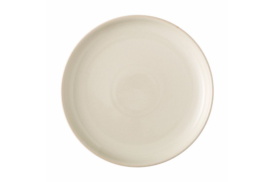 Denby Linen Dinner Plate Coupe | Cream 26cm