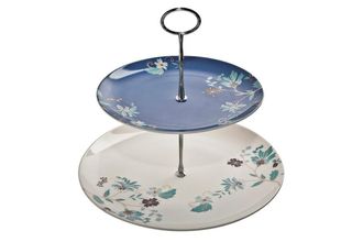 Denby Monsoon Veronica 2 Tier Cake Stand