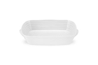Sell Sophie Conran for Portmeirion White Roaster Medium Handled Roasting Dish 32.8cm x 24cm