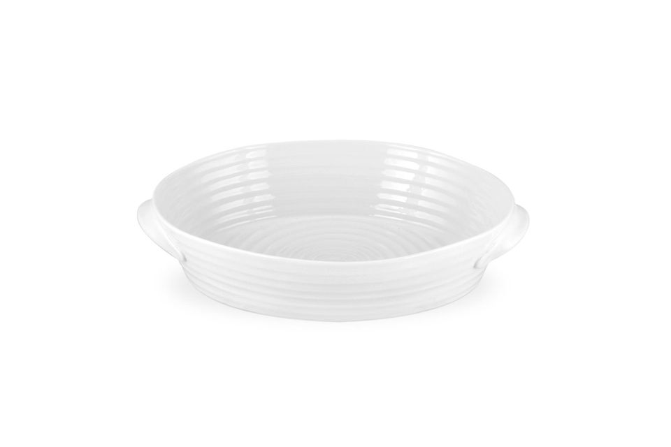 Sophie Conran for Portmeirion White Roaster Medium Oval Roasting Dish 29.5cm x 20cm x 6cm