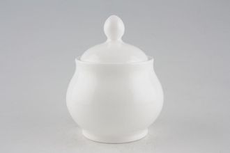 Royal Doulton Signature White Sugar Bowl - Lidded (Tea)