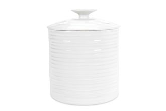 Sophie Conran for Portmeirion White Storage Jar + Lid Gift Boxed, Large 16cm x 16.5cm