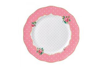 Royal Albert Cheeky Pink Dinner Plate Vintage Shape 27cm