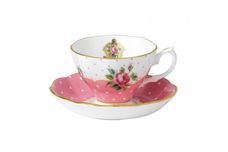 Royal Albert Cheeky Pink Teacup & Saucer Vintage Shape - Gift Boxed thumb 1