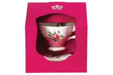 Royal Albert Cheeky Pink Teacup & Saucer Vintage Shape - Gift Boxed thumb 2