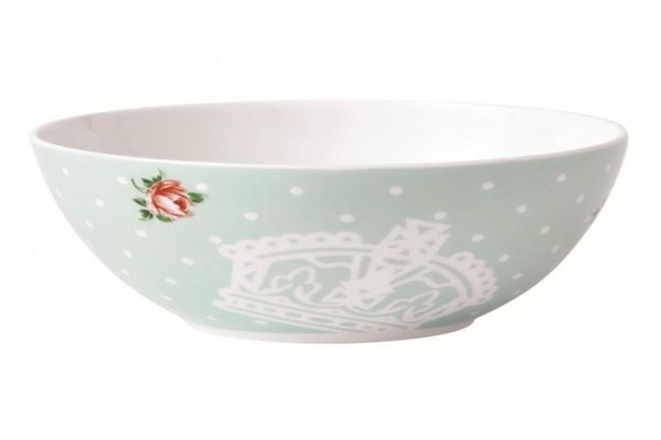 Royal Albert Polka Rose Soup / Cereal Bowl Modern 15cm