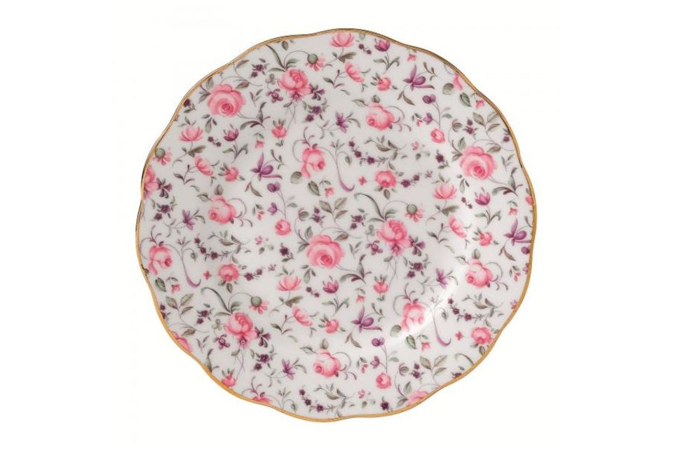 Royal Albert Rose Confetti Tea Plate Vintage
