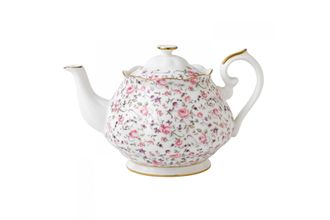 Royal Albert Rose Confetti Teapot Vintage