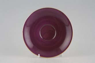 Royal Albert Gaiety Coffee Saucer Purple 4 7/8"