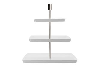 Sell Thomas Loft White 3 Tier Cake Stand Square