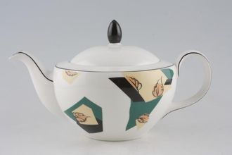 Royal Doulton Central Park - T.C.1198 Teapot No Pattern on Lid, only brown knob 1 3/4pt
