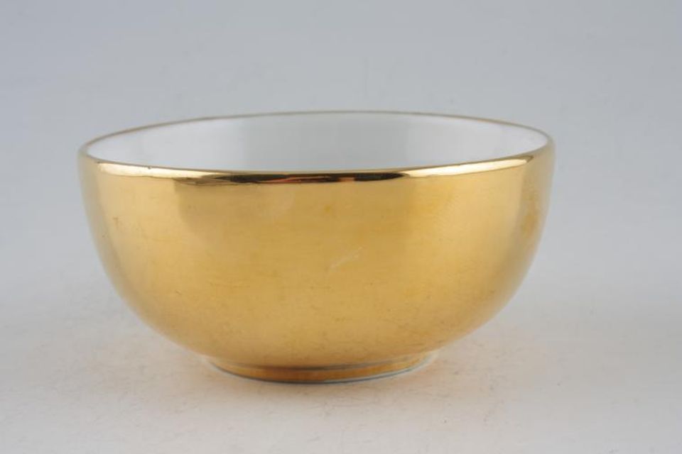 Royal Worcester Gold Lustre Sugar Bowl - Open (Coffee) Shape 16 size 1 3 1/2" x 1 1/2"