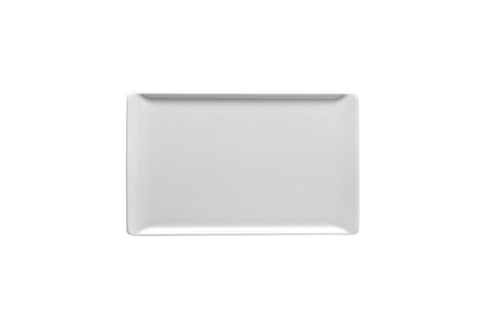 Thomas Loft White Platter Flat 24cm x 14.8cm x 2cm