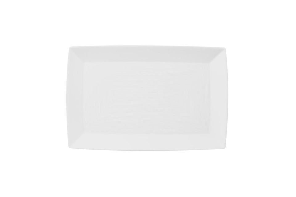 Thomas Loft White Platter Angular 28cm x 15.2cm x 1.8cm