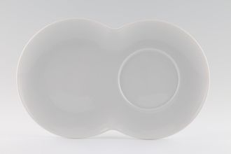 Thomas Loft White Mug Coaster Saucer Mug/cereal - This saucer goes best with 8.2 x 8.2cm mug (11900-800001-15503) 26.3cm x 16.3cm