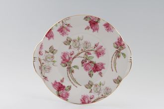 Aynsley Elizabeth Rose - Pink Cake Plate Round,Eared