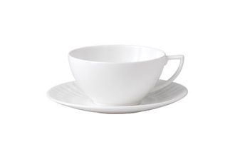 Jasper Conran for Wedgwood Diamond Embossed Tea Saucer 6 1/2"