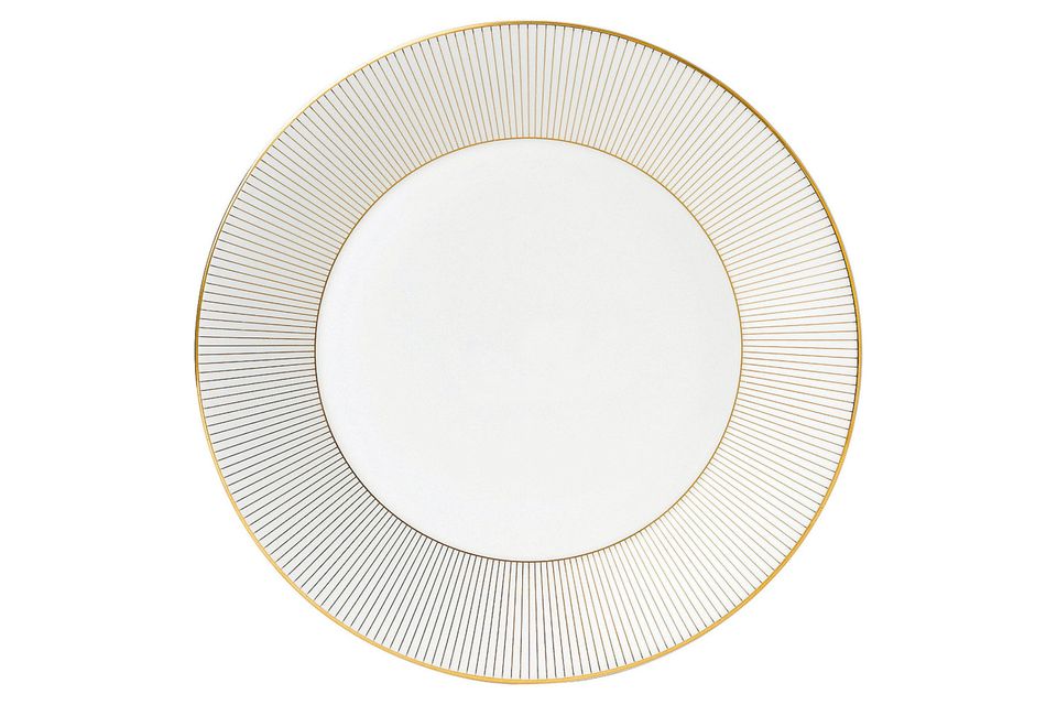 Jasper Conran for Wedgwood Gold Dinner Plate Pinstripe