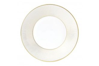 Jasper Conran for Wedgwood Gold Breakfast / Lunch Plate Pinstripe