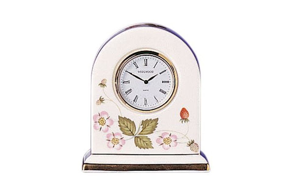 Wedgwood Wild Strawberry Clock Small
