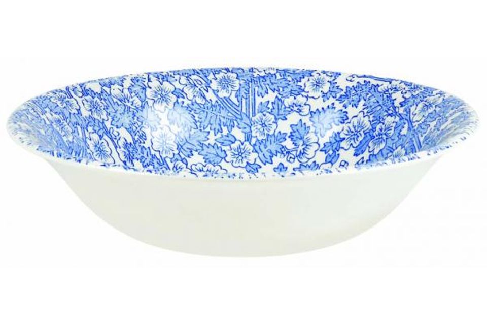 Burleigh Blue Burgess Chintz Soup / Cereal Bowl