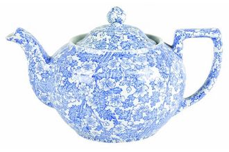 Burleigh Blue Burgess Chintz Teapot
