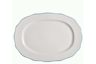 Jamie Oliver for Churchill Fluted Blue Oval Plate