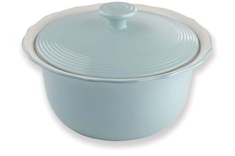 Jamie Oliver for Churchill Fluted Blue Casserole Dish + Lid