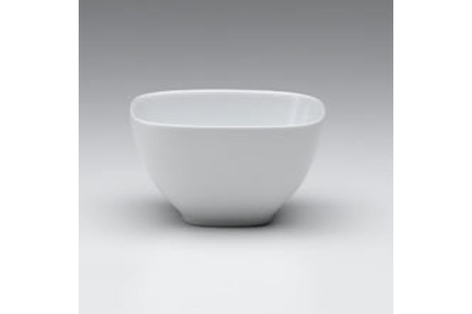 Denby White Squares Rice Bowl 7 cm height