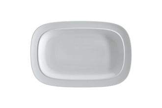 Sell Denby White Squares Oblong Platter 16"