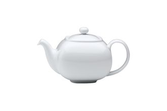 Denby White Squares Teapot