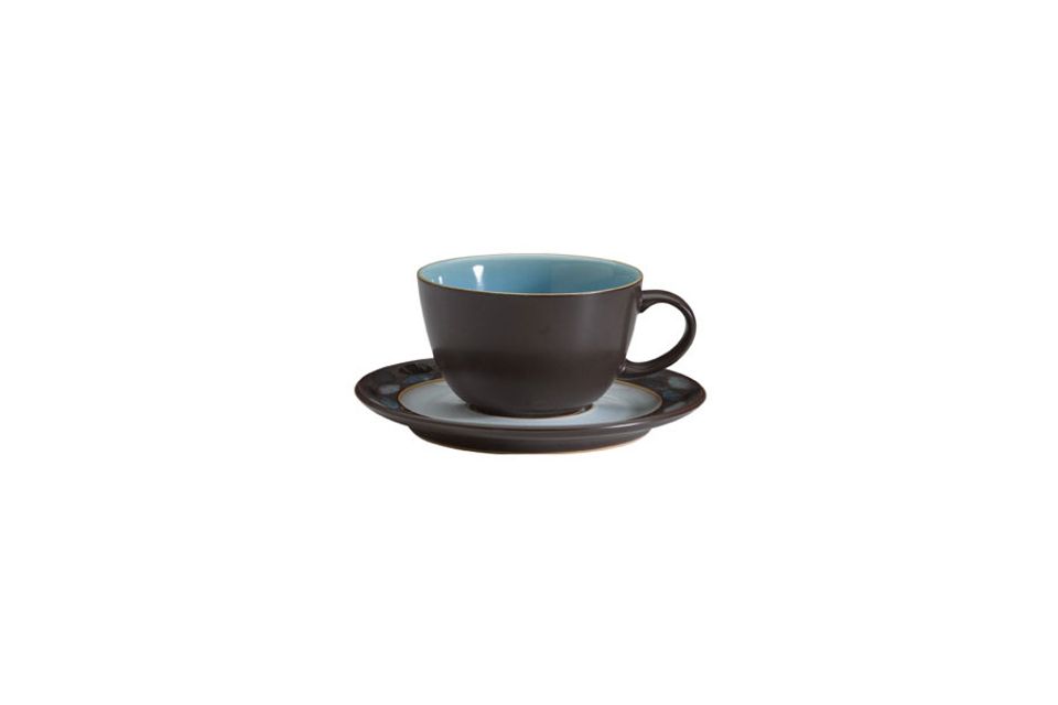 Denby Sienna and Sienna Ellipse Teacup Turquoise