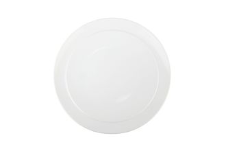 Denby White Coupe Dinner Plate 11"