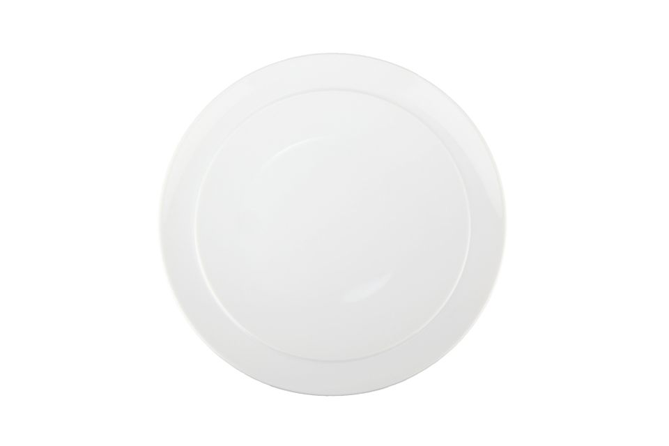 Denby White Coupe Dinner Plate 11"
