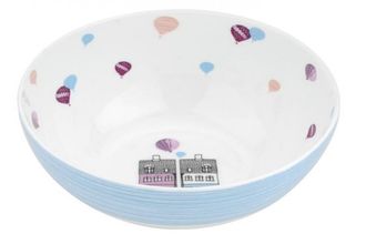 Sell Royal Worcester Up Up & Away Soup / Cereal Bowl Hot Air Baloons Inside