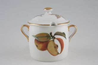 Sell Royal Worcester Evesham - Gold Edge Marmite Pot + Lid Shape 29 size 6, Apples and Plums 1/3pt