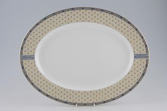 Wedgwood Samurai Oval Platter 15 3/8"