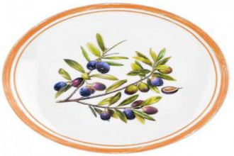 Portmeirion Pomona - Alfresco Salad/Dessert Plate Olives