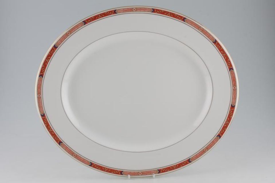 Royal Worcester Beaufort - Rust Oval Platter 17 3/8"
