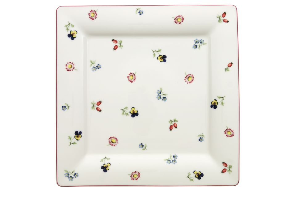 Villeroy & Boch Petite Fleur Square Plate 10 1/2"