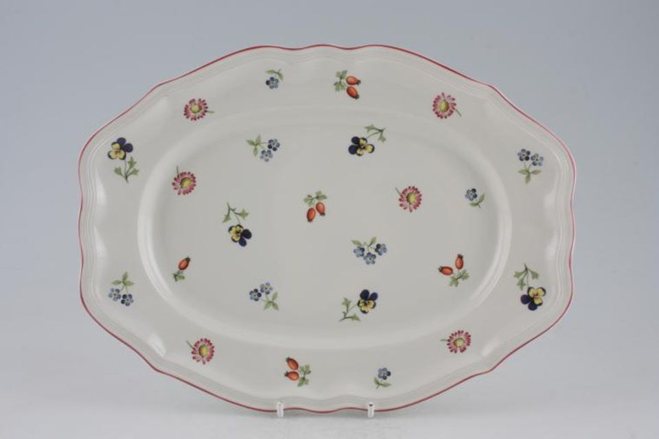 Villeroy & Boch Petite Fleur Oval Platter 11 1/2"