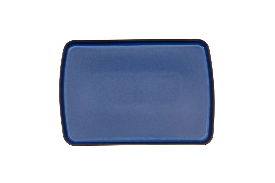Denby Imperial Blue Rectangular Platter Blue 37.5cm x 25.5cm