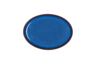 Denby Imperial Blue Tray Small Oval | Blue 19cm x 14cm