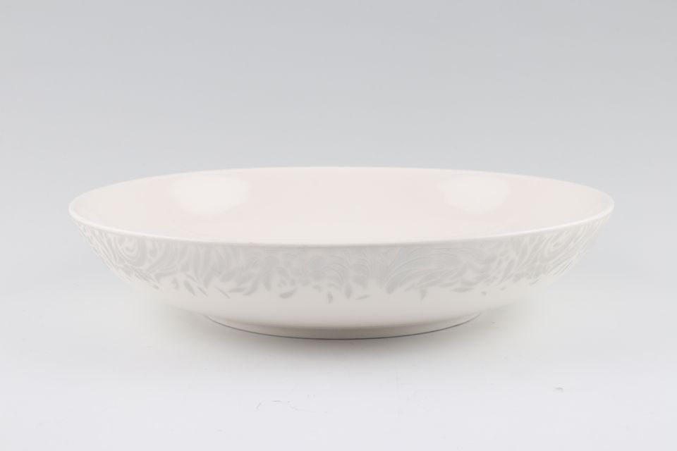 Denby Monsoon Lucille Silver Pasta Bowl 9 1/2"